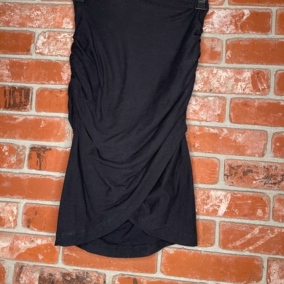 James Perse Ruched Tulip Hem Skirt - Picture 3 of 7